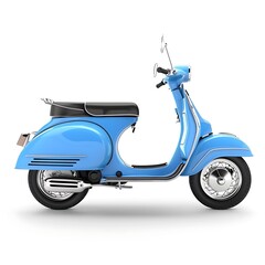 Scooter isolated on white background
