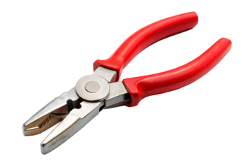 pliers isolated on white background as transparent. PNG