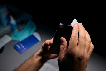 Properly Cleaning Your Smartphone Screen Thoroughly with a Soft Cloth for Best Results