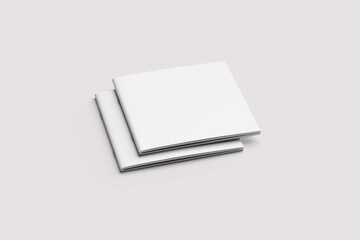 Cover Square Magazine Blank Background