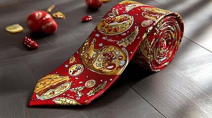 Festive food tie