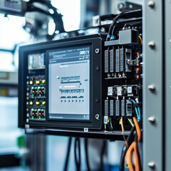 cables connected to a computer