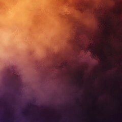 Abstract background with a smooth gradient from purple to orange, featuring a misty, cloud-like texture. Warm, fluid colors create a calming and elegant atmosphere