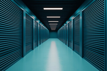 Fototapeta premium AIdriven cloud infrastructure, serverless network, digital ecosystem