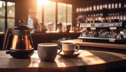 Baristas craft delicious beverages with care.  