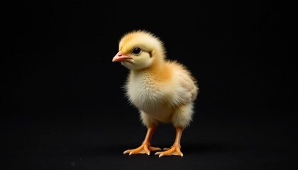 Obraz premium A tiny chicks curious gaze