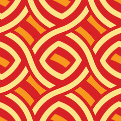 Colorful Modern Abstract Seamless Pattern Vector Design Background