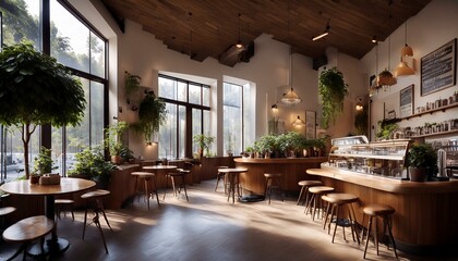 Obraz premium The vibrant colors of plants enhance the dining experience. 