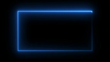 abstract blue glowing background