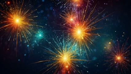 Fototapeta premium fireworks in the night sky