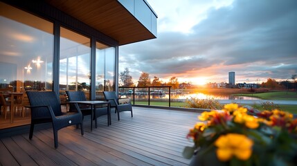 Vibrant fireworks display bursting with color and light reflected in the glass windows of a towering city skyscraper during a lively festival at night  Dramatic urban landscape scene