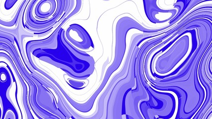 Liquid metal looped abstract, fluid waves in motion background, 4k animation video. Abstract fluid texture of swirling liquid chrome metal waves with motion light effec