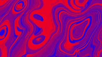 Liquid metal looped abstract, fluid waves in motion background, 4k animation video. Abstract fluid texture of swirling liquid chrome metal waves with motion light effec