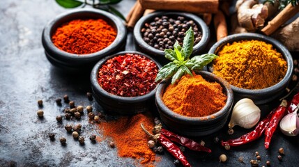 Aromatic Curry Spread with Spices for Family Gathering