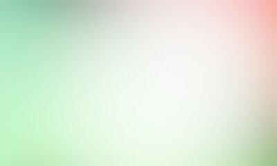 Abstract blurred background image of green, red colors gradient used as an illustration. Designing posters or advertisements.
