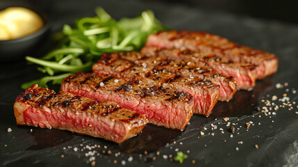 Obraz premium Exquisite gourmet steak