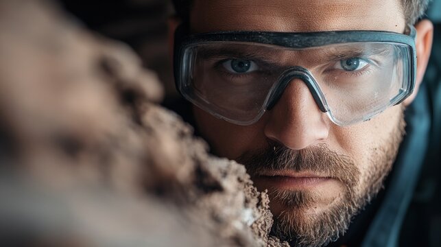 Exterminator inspecting a wooden structure for termite damage, highlighting the importance of early detection in pest management