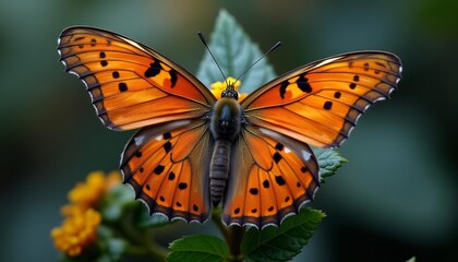 Obraz premium Vibrant Butterfly in Natures Palette