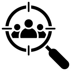 Recruitment Glyph Icon