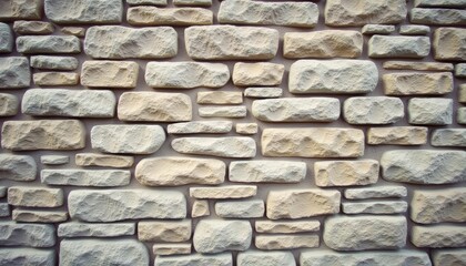 Fototapeta premium Stone wall texture with natural variation