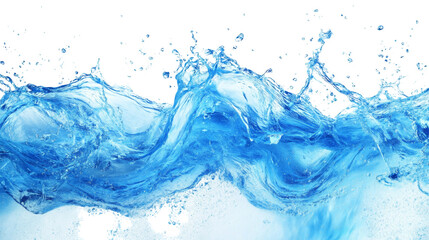 Blue Electric Energy Burst