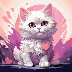 Sweet Kitten Portrait