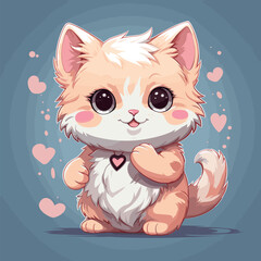 Playful Orange Kitten