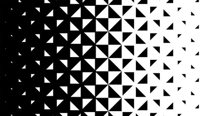 Black and white seamless transition with geometric pattern. For background and jersey design. Fully editable vector element. Vector Format Illustration 