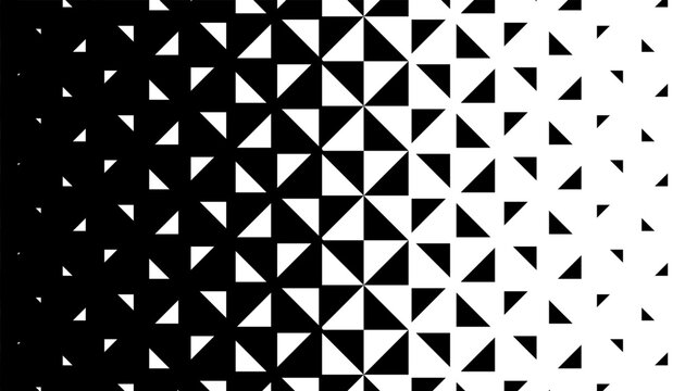 Black and white seamless transition with geometric pattern. For background and jersey design. Fully editable vector element. Vector Format Illustration 