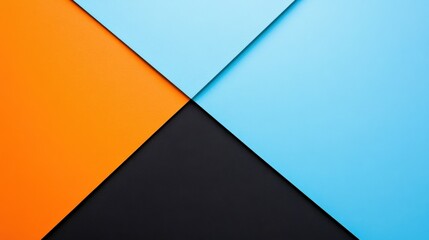 Geometric Color Blocks Background