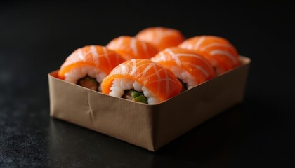 Delicious sushi rolls ready to be savored
