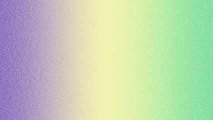 Beautiful Green, Yellow, and Purple Gradient Background with Gentle Noise Effect – Perfect for Design, Social Media Content, and Adding Unique, Artistic Depth