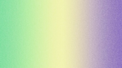 Beautiful Green, Yellow, and Purple Gradient Background with Gentle Noise Effect – Perfect for Design, Social Media Content, and Adding Unique, Artistic Depth