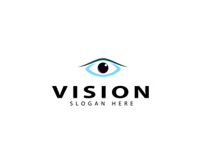 Fototapeta premium Eye Logo Abstract Concept Logo Design. Usable For Business, Community, Medical Design Illustration.