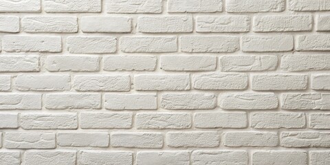 Obraz premium A smooth, off-white brick wall with a subtle texture, showcasing a timeless and elegant backdrop for design inspiration.