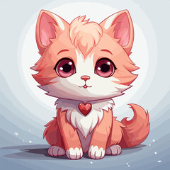 Orange Kitten Portrait