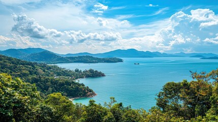 Fototapeta premium Stunning Tropical Beach View