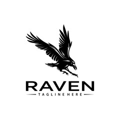 Obraz premium Raven Logo Template