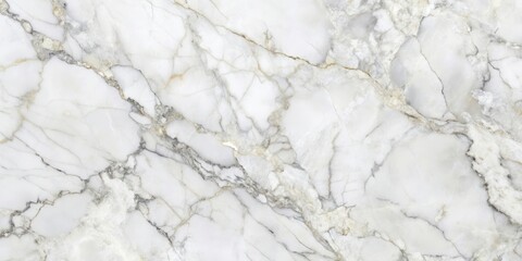 Naklejka premium Abstract White Marble Texture With Grey and Golden Veins