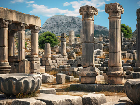 Ancient city of Xanthos in turkey.