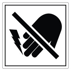 Warning Sign for Electrical Hazard Prevention