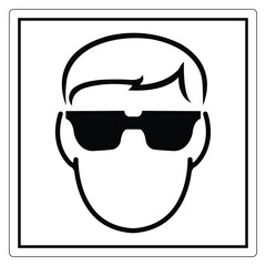 Stylish Icon of a Person with Sunglasses