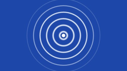 Technology radio wave signal  icon screen background 4k illustration.