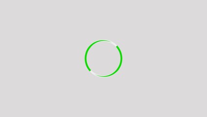Abstract beautiful circle loading icon background illustration 4k.