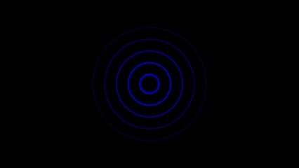 Abstract radio wave signal  icon background 4k illustration.