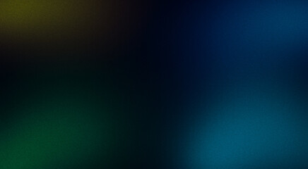 elegant gradient texture backdrop design. Abstract dark blue green yellow black color grainy gradient color flow, wave shaped, Vibrant, noisy, glowing colors, website cover.