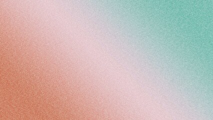Tosca Green, Pink, and Brown Gradient Background with Gentle Noise Effect – Adds a Soft, Warm Touch to Content, Social Media Posts, and Digital Design Projects