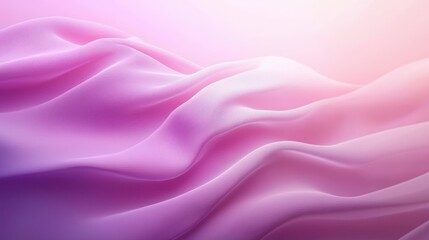 Obraz premium Soft flowing waves of pink and purple fabric texture