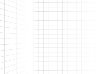 abstract geometric grid line net pattern on white background