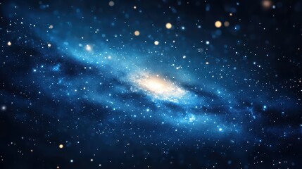 Obraz premium Stunning view of a spiral galaxy in deep space